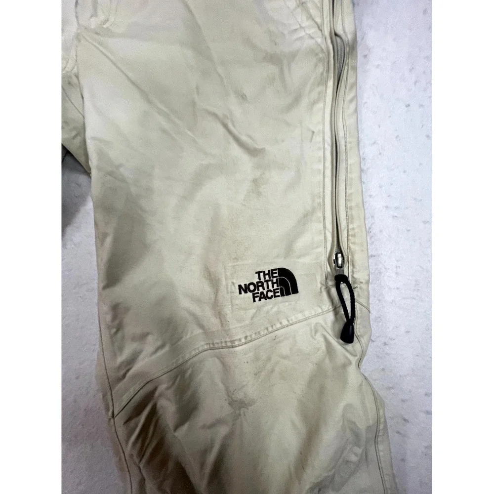 The North Face Hyvent Snowboarding Pants Mens Small‎ Beige Nylon Wide Leg Hiking